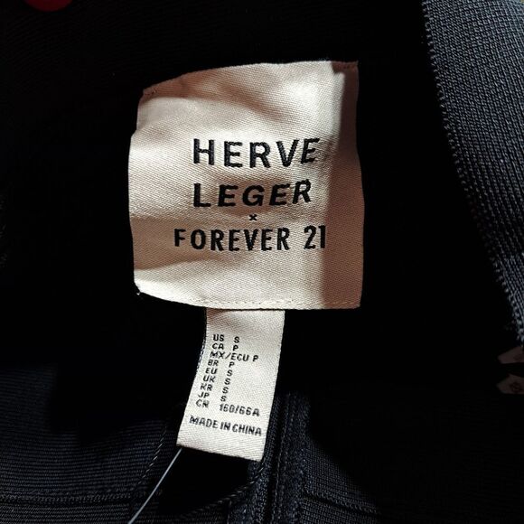 Herve Leger Forever 21 Black Knit Bike Short NWT - Picture 6 of 7